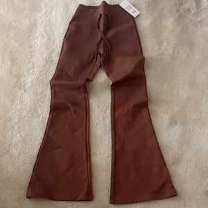 Salt Project Brown Flared Pants XS espresso